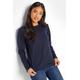 Pixiegirl Navy Blue Long Sleeve Tshirt 8 Pixiegirl | Petite Women's Long Sleeve Tops