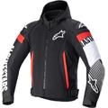 Alpinestars Zaca Air Giacca tessile moto, nero-bianco-rosso, dimensione M