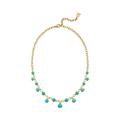 Temple St. Clair 18K Yellow Gold Turquoise & Diamond Statement Necklace, 16-18