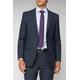 Alexandre of England Regular Fit Electric Blue Check Men's Suit Jacket