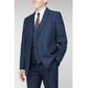 British Tailor Deep Blue Structure Big and Tall Men's Suit Jacket