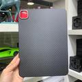 Genuine Real Carbon Fiber Aramid Slim Case for Apple iPad Pro 11 inch Metal Ring Hard Back Cover