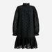 Ruffleneck Mini Dress In Eyelet