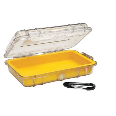 PELICAN 1040 Micro Case, Yellow, 7-1/2"x5-1/16"x2-1/8"