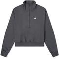 New Balance Women's NB Athletics Quarter Zip Top Anthracite