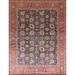 Vegetable Dye Sultanabad Ziegler Oriental Rug Handmade Wool Carpet - 8'1"x9'11"