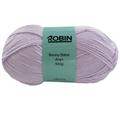 Robin Bonny Babe Aran: Lilac White Yarn 100G