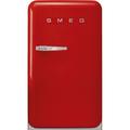 Smeg Right Hand Hinge FAB10RRD5 Fridge with Ice Box - Red - E Rated