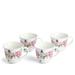 Royal Albert Miranda Kerr Everyday Friendship Mug White, Set of 4 Porcelain/Ceramic in Brown/Green/Pink | 3.58 H x 4.09 W in | Wayfair 1067805