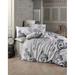 East Urban Home Haubrich 100% Cotton Duvet Cover Set Cotton in Black/White | Full XL Duvet Cover + 2 31" x 31" Pillowcases | Wayfair