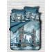 East Urban Home Blue/Gray/Beige Microfiber 3 Piece Duvet Cover Set Microfiber in Blue/Gray/White | Wayfair 25CCA57280944B10BFA57E90AD610EE2