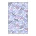 Purple/Red Rectangle 5'11" x 9'2" Area Rug - East Urban Home Aaizah Floral Machine Made Flatweave Area Rug in 110.0 x 71.0 x 0.31 in blue/green/indigo | Wayfair