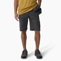 Dickies Men's Flex Temp-Iq® 365 Regular Fit Tech Duck Shorts, 11" - Rinsed Slate Size 30 (TS2026)