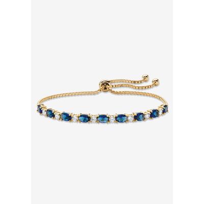 Women's 6.20 Cttw. Simulated Blue Sapphire And Cz ...