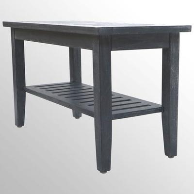 Jonas Gray Teak Bench , Gray