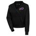 Women's Antigua Black Buffalo Bills Point Pullover Hoodie