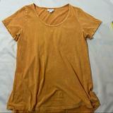 Lularoe Tops | - Hot! Lularoe Vibrant Mustard/Gold Colored T-Shirt // S | Color: Gold/Orange | Size: S