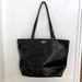Michael Kors Bags | Michael Kors Medium Leather Tote Black Leather | Color: Black | Size: Os