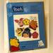 Disney Art | Cross Stitch Pooh Friends Magnets Kit Disney Character Tigger Eeyore Piglet | Color: Orange/Pink | Size: See Photo Of Package For Measurements