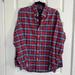 American Eagle Outfitters Shirts | American Eagle Outfitter Men Long Sleeve Shirt Size Large | Color: Blue/Red | Size: L