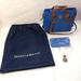 Dooney & Bourke Bags | Dooney & Bourke Blue Leather Morgan Hand Bag Wallet And Key Ring Tassle | Color: Blue | Size: Os