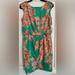 Jessica Simpson Dresses | Jessica Simpson Collection Paradise Dress | Color: Green/Orange | Size: 10