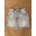 Free People Skirts | Free People We The Free Brea Cutoff Mini Skirt Distressed Denim Size 27 | Color: Blue | Size: 27