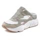 Slip-On Sneaker LASCANA Gr. 36, grau (weiß, grau, rosé) Damen Schuhe Clog Ugly Shoes Ugly-Sneaker