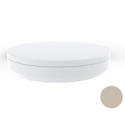Vondom »VELA« Outdoor Daybed rund White mit Bezug Silvertex White 4004 / Basic Matt Image