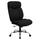 Flash Furniture HERCULES Series Armless Ergonomic Fabric Swivel Big &amp; Tall Executive Office Chair, B, Black, Plastic | Quill