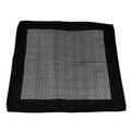 Antonio Boselli Black & White Checked Pocket Square Handkerchief