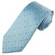 Tresanti Reale Light Blue, Green, Lilac & Plum Polka Dot Silk Designer Tie