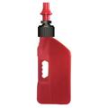 TUFFJUG Bidon d'essence TUFF JUG 10L rouge translucide/bouchon rouge