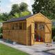 16x8 Expert T&G Apex Garden Workshop - Windowed BillyOh - Pressure Treated Wooden Shed