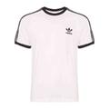 Adidas 3 Stripes T-Shirt - White - XX-Large | TJ Hughes