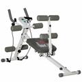 2-IN-1 Core&Abdominal Trainers - Ab Trainer and Sit Up Bench - Core Muscle Trainer w/ Foam Roller - Adjustable Fitness Crunch Machine - Training Bench