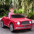 Kids Electric Ride On Car Bentley 12V - Red - HOMCOM | TJ Hughes