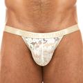 Modus Vivendi Floral Lace Tanga Briefs - Ivory L