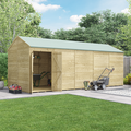 BillyOh Switch Tongue and Groove Apex Shed - 20x8 Windowless