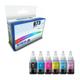 Remanufactured Everyday Valuepack of 6x 673 Ink Refill Bottle Replacements for Epson Printers