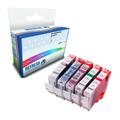 Compatible Everyday Valuepack of BCI-3eBk and BCI-6Bk/C/M/Y - 5x Replacement Ink Cartridges for Canon Printers