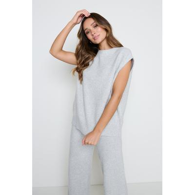 Millie Sleeveless Jumper - Grey