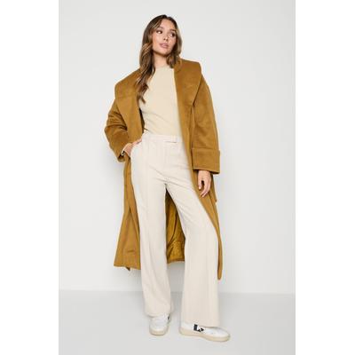 Verona Wrap Coat - Brown