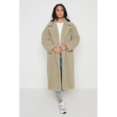 Teddy Coat - Forest Green