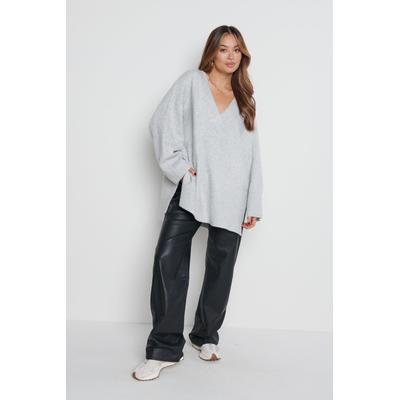 Myla Oversized Jumper - Grey