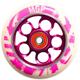 MGP Aero 110mm Scooter Wheel Including Bearings (Nitro White) - Pink/White