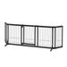 Richell 94950 Richell Wide Premium Plus Pet Gate Mini in Black