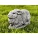 Garden rabbit miniature Concrete home decor Stone hare figurine Outdoor rabbit sculpture Cement animal memorial statue Gift for rabbit lover