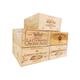 12 Bottle case size - Traditional FRENCH WOODEN WINE Box / Crate / Storage unit - Ideal for Planters and in the Greenhouse
