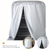 Frcolor Rv Tire Cover Sunproof Zipper Tire Cover Trailer Camper Tire Cover Accessory